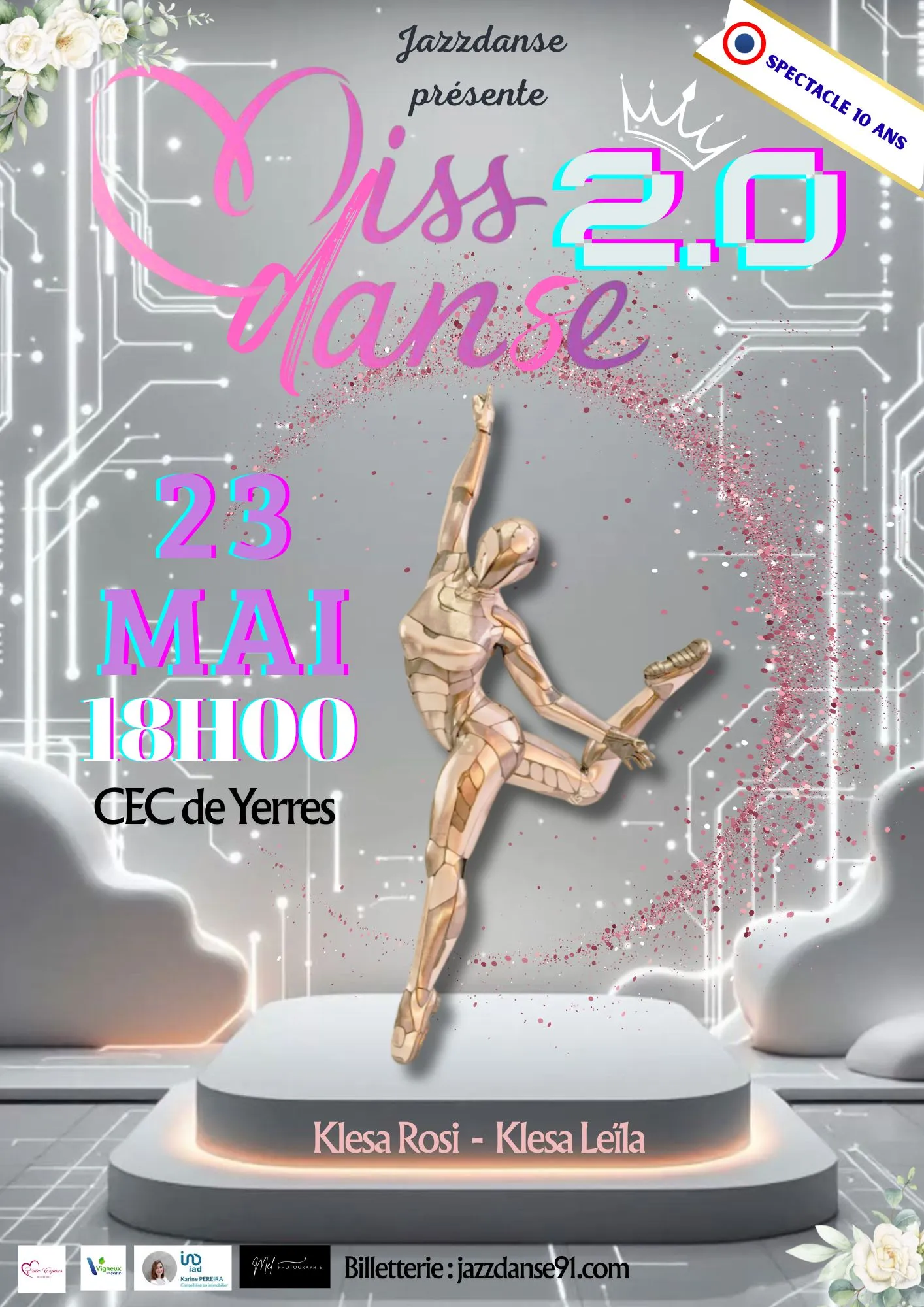 Affiche du spectacle Miss danse 2.0