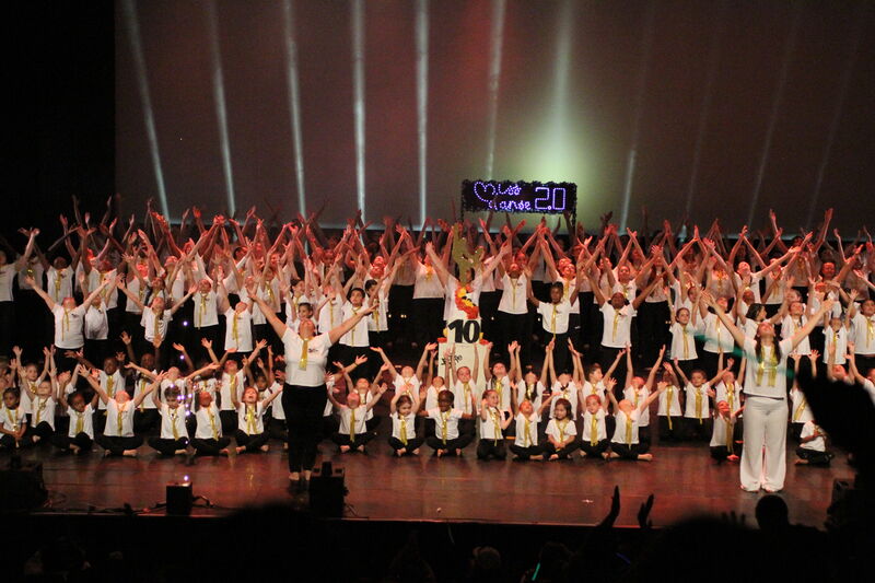 Final du spectacle 2026 avec tous les groupes